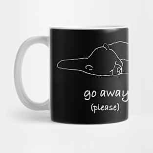 go away please,  nap time  for little bear Mug